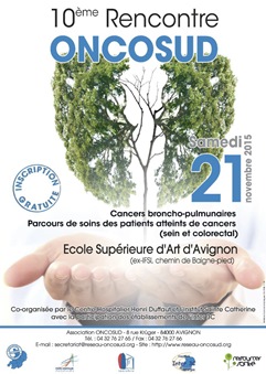 AFFICHE 10E RENCONTRE ONCOSUD